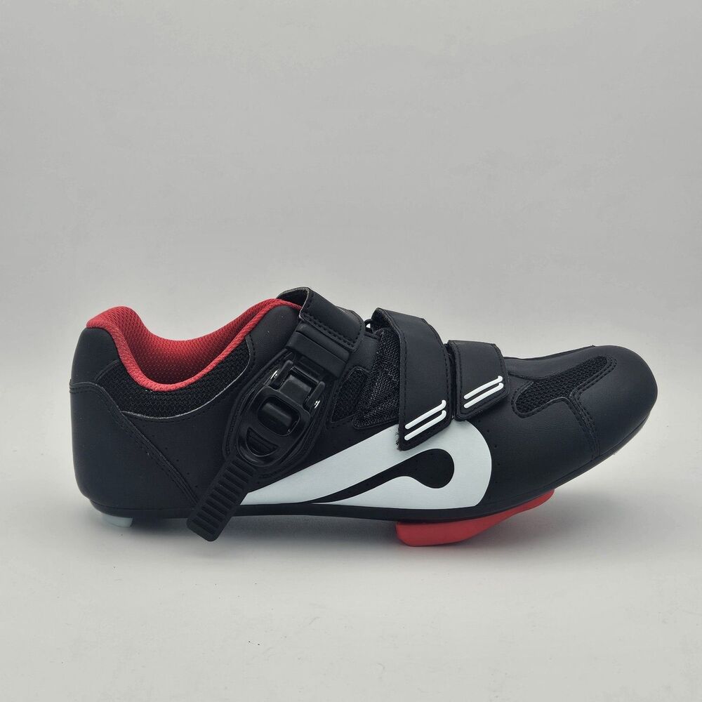 Peloton Cycling Shoes Size 39 Women Black Red Indoor Spin Bike SPD Clip Shoes